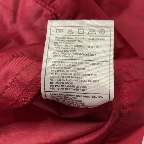 Vintage Nike Burgundy Windbreaker 90's Size Small - Picture 6 of 10